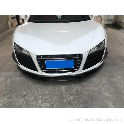 Carbon Fiber Front Bumper Lip Skirt for Audi R8 V8/V10 GT Spyder Convertible (2008-2015)